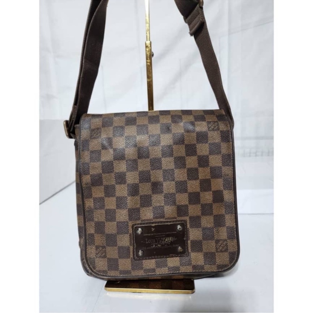 Louis Vuitton shoulder Damier Ebene bag PM Brooklyn Brown - Picture 15 of 17